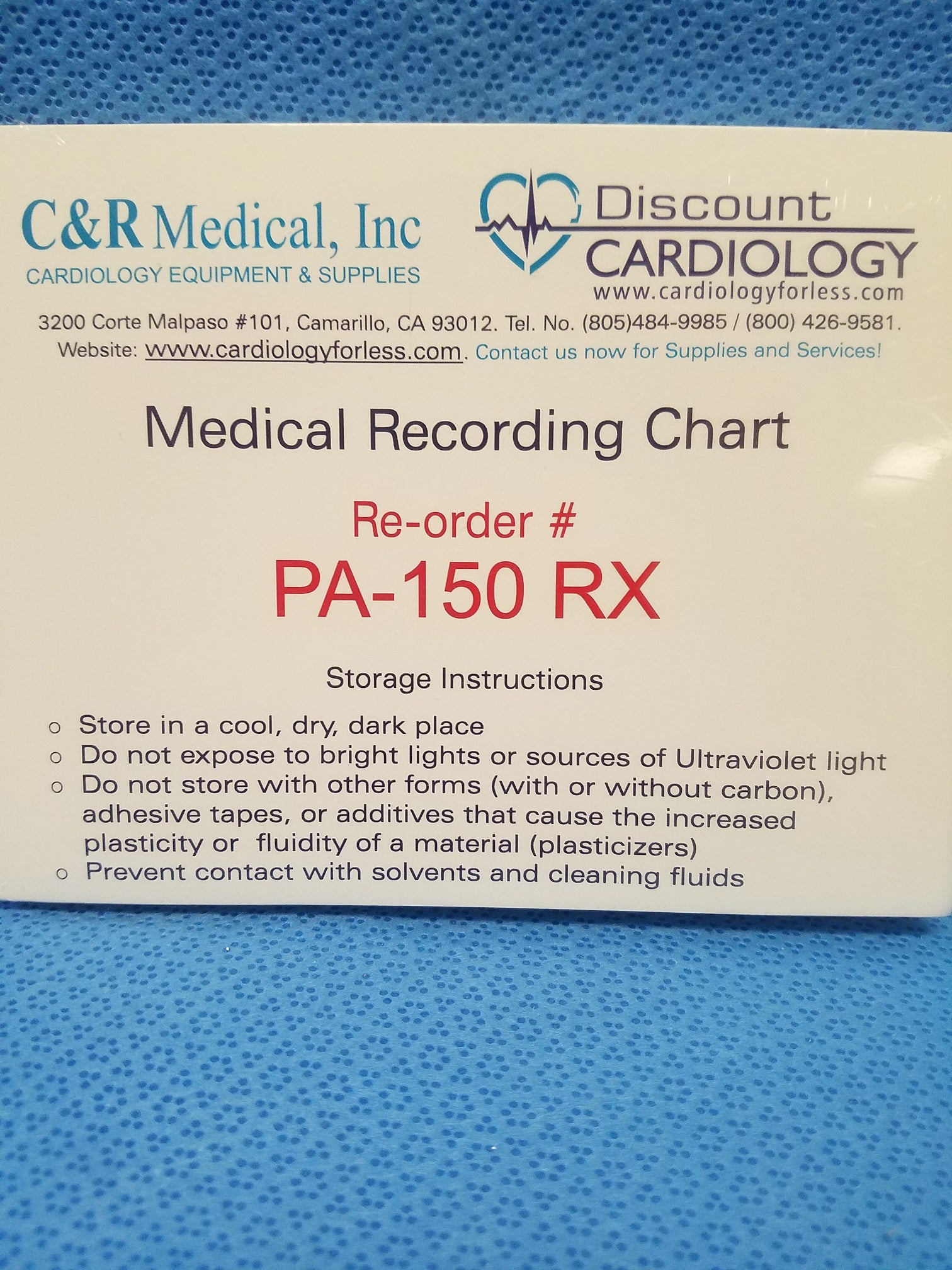 MORTARA ELI 150RX CHART PAPER