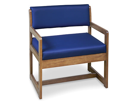 Hausmann Model 2165 Oak Bariatric Arm Chair