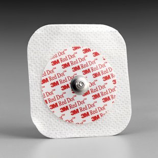 3M Red Dot Diaphoretic Soft Cloth Monitoring Electrode 2271-50