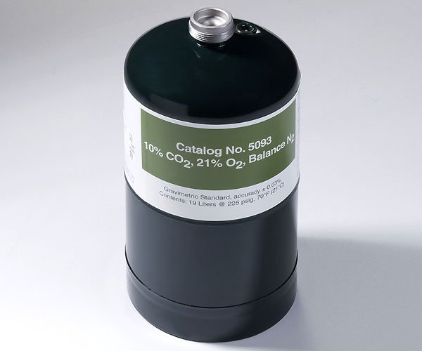 CALIBRATION GAS, HIGH TRANSCUTANEOUS 10% CO2 by Smiths Medical