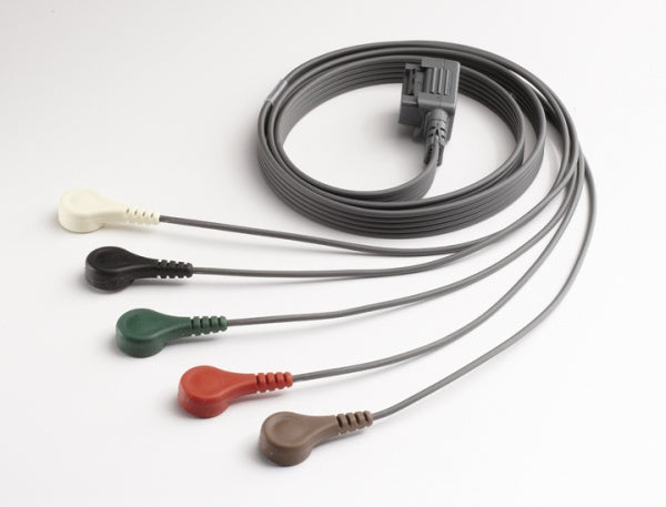 Burdick 012-0702-00 ECG Patient cable, 5-lead, non-replaceable