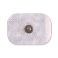 Rectangular White Cloth Solid Gel Medical ECG Electrode