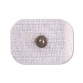 Rectangular White Cloth Wet Gel Medical ECG Electrode