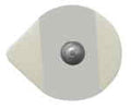 Teardrop Solid Gel Stress/Holter/Foam Electrodes (sold per case of 1000 pcs))