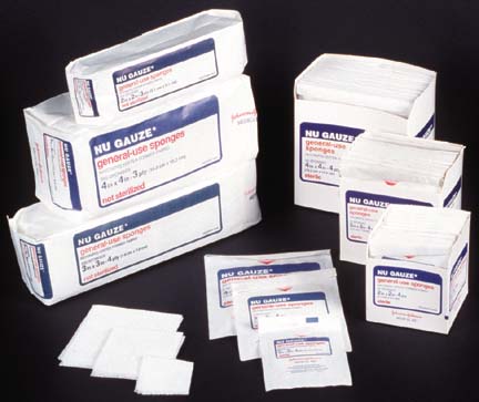 Johnson+Johnson Nu-Gauze Sponges
