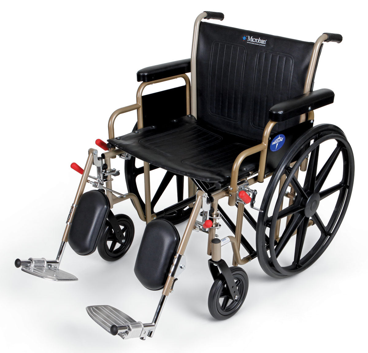 MEDLINE Antimicrobial Protected Heavy Duty Wheelchair
