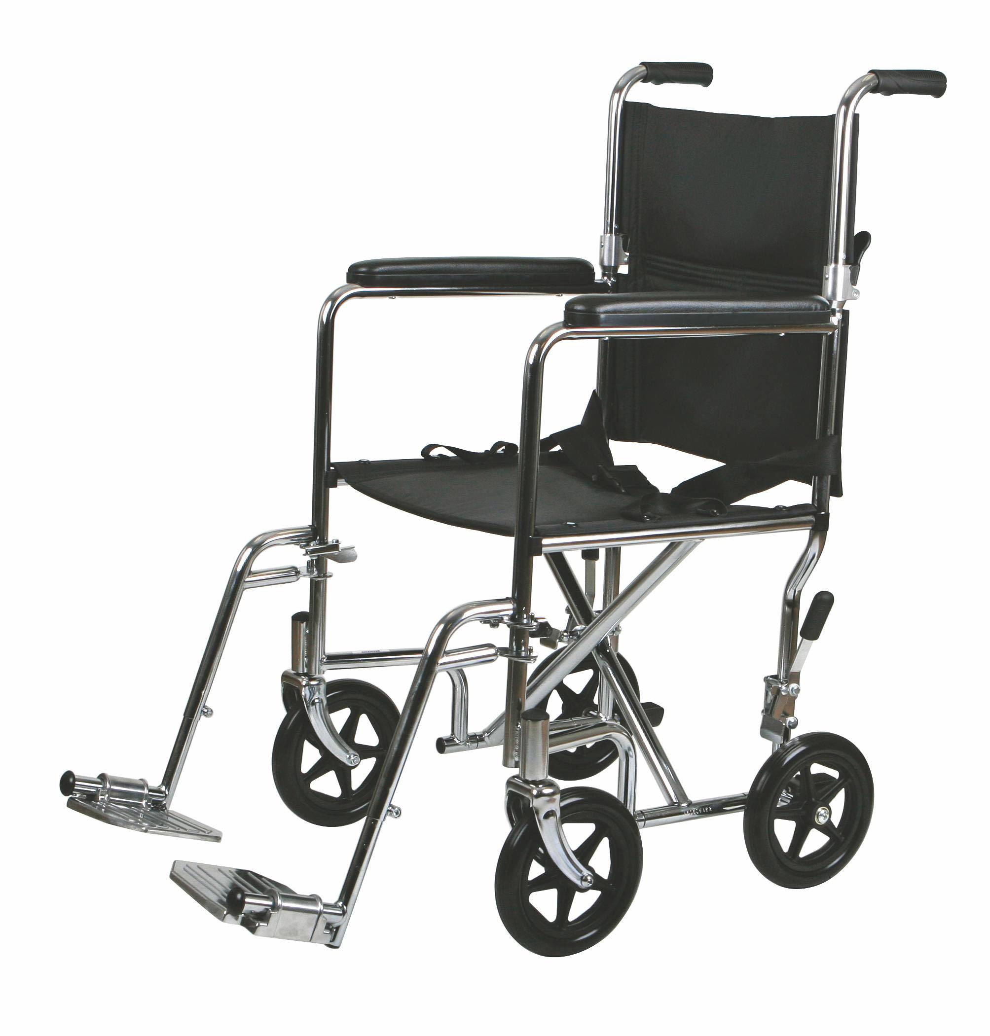 MEDLINE Steel Transport Wheelchair