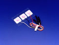 Philips 13953A square preattached leadwire electrode 300/cs