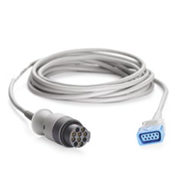 GE TruSignal interconnect cable with Datex connector TS-N3