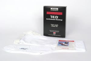 COVIDIEN/MEDICAL SUPPLIES T.E.D. ANTI-EMBOLISM STOCKINGS - THIGH LENGTH CONTINUING CARE