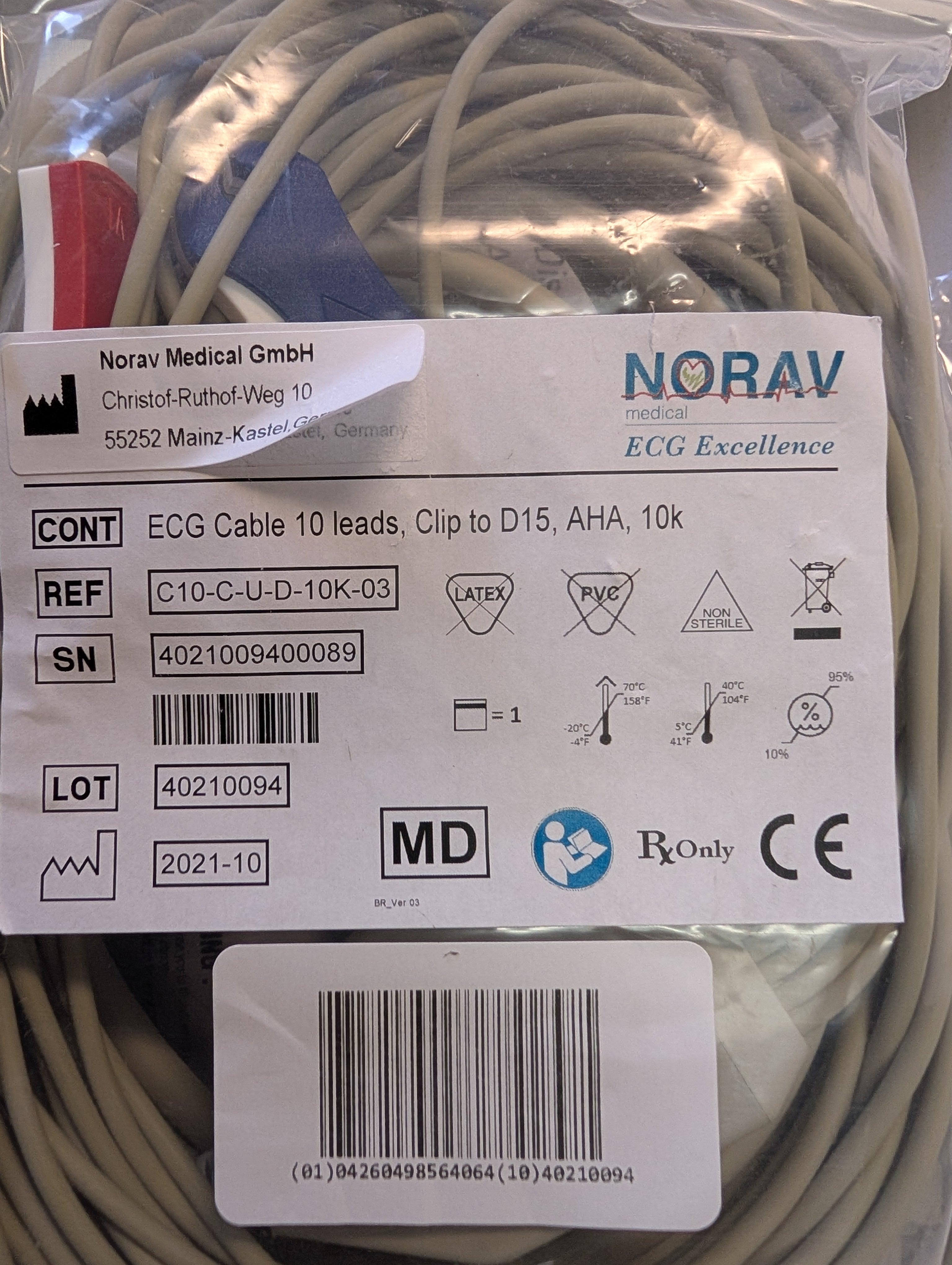 NORAV 1200S STRESS CABLE
